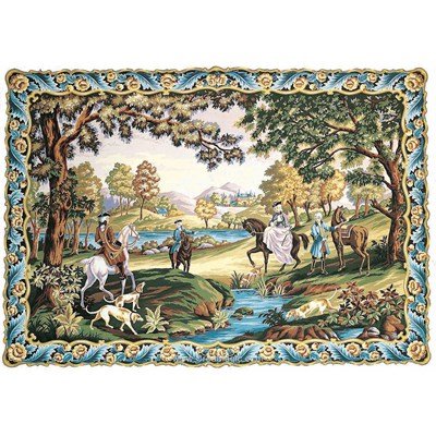 Tapisserie chasse louis xv canevas - Margot