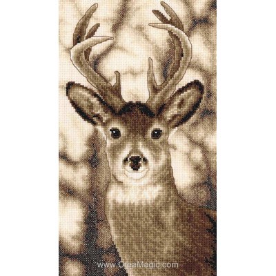 Point de croix Cerf - Vervaco