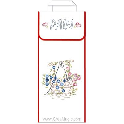 Sac à pain Luc Création à broder le puit