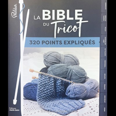 Livre La bible du tricot - 320 points expliques - Librairie Créative
