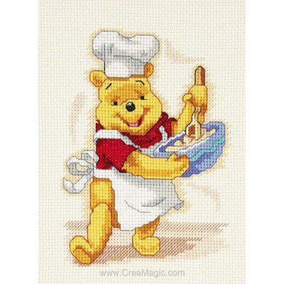 Disney - winnie cuisine kit broderie point de croix - Royal Paris