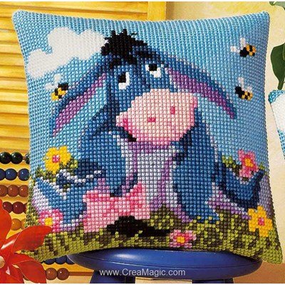 Kit coussin au point de croix bourriquet - disney de Vervaco