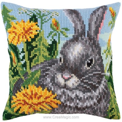 Kit Coussin Canevas - Sun dandelions - Collection d'art