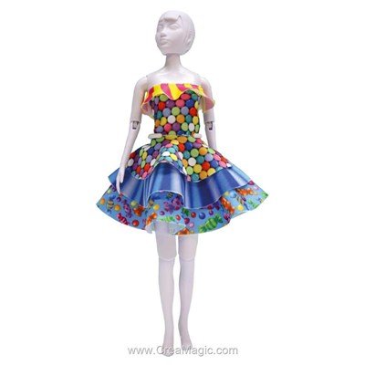 Kit patron maggy candy DRESS YOUR DOLL