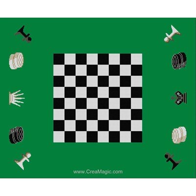 Tapis de jeux échec - Luc création