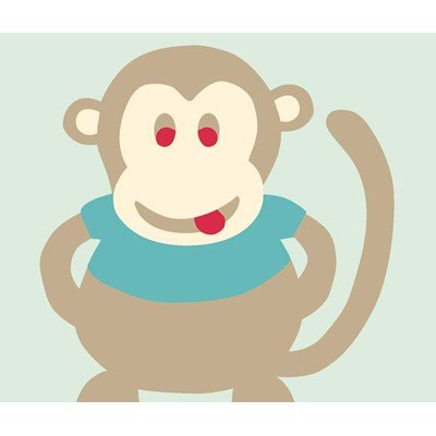 Kit canevas DMC pour débutant grimace de singe