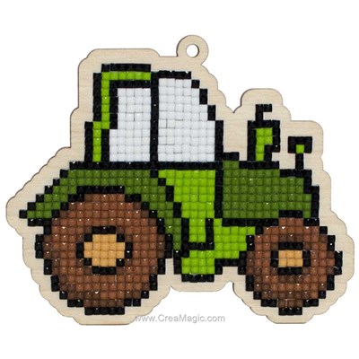 Broderie diamant tractor de Wizardi