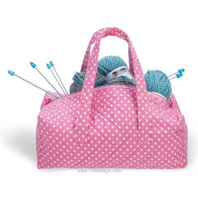 Sac de rangement tricot et couture button - Milward