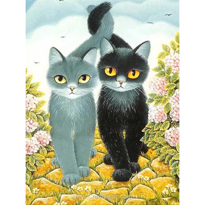 Broderie diamant cats de Diamond Painting