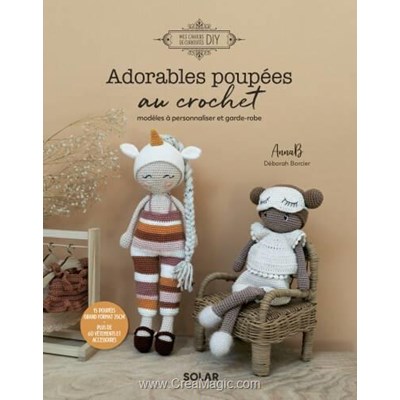 Livre Adorables poupees au crochet - Librairie Créative
