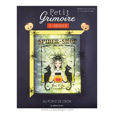 Livre Petit grimoire a broder au point de croix - Librairie Créative