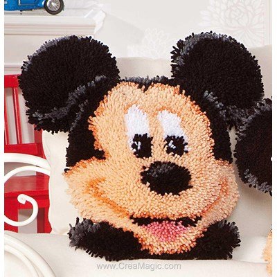 Tapis point noue disney tête de mickey de Vervaco