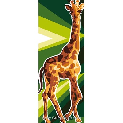 La girafe canevas - Luc Création