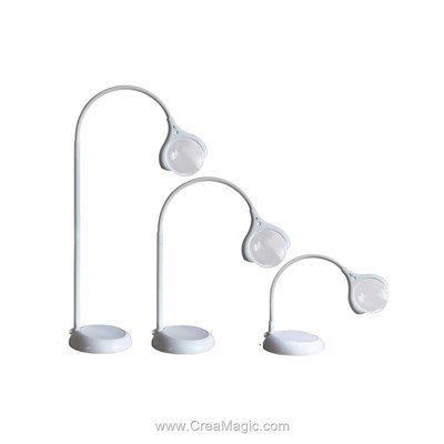 Lampe-loupe led magnificent sur pied ou table - E25050 - Daylight