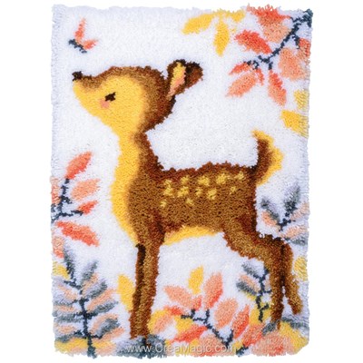 Tapis point noue jeune cerf - Vervaco