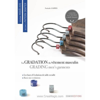 Livre - Devenir modeliste - la gradation du vetement masculin - Librairie Créative