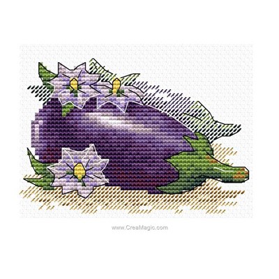 Broderie douce aubergine de MP Studia