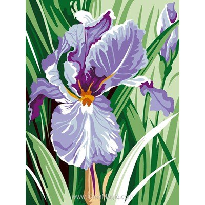Iris solitaire canevas de SEG