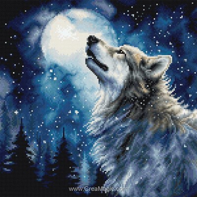 Point de croix Midnight snowfall - LETISTITCH