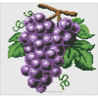 Broderie diamant grapes de Diamond Painting