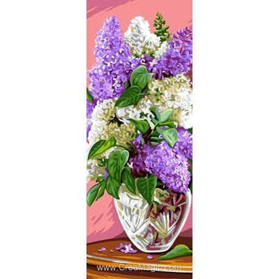 Royal Paris canevas bouquet de lilas