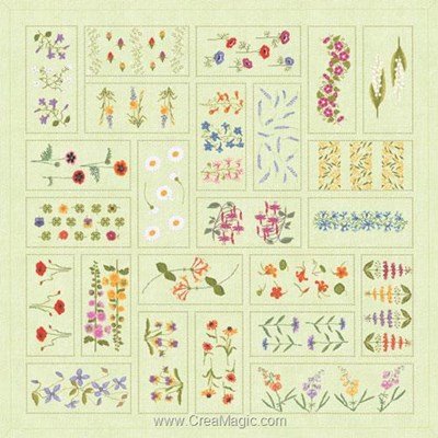 Fleurs patchwork - Le Bonheur Des Dames