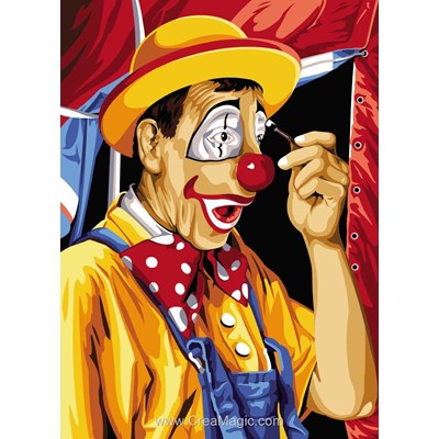 Canevas le maquillage du clown - SEG