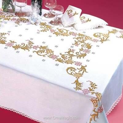 Serviette de table favorite au point de croix imprimé - Margot Broderie