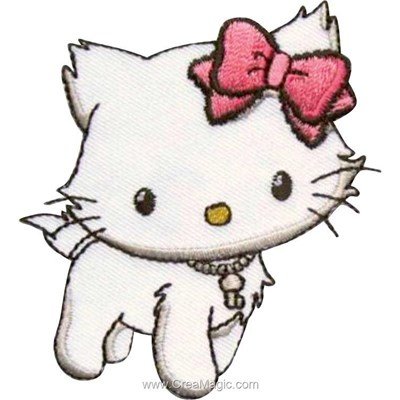 Ecusson thermocollant hello kitty debout - MLWD