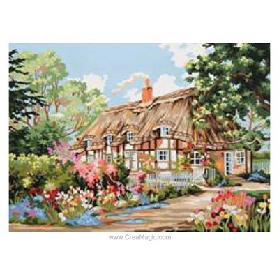 Canevas Collection d'art chaleureux cottage