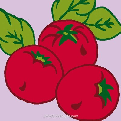 Kit canevas Luc Création pour débutant tomates fraïcheur
