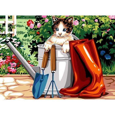 SEG canevas jardinage de chat