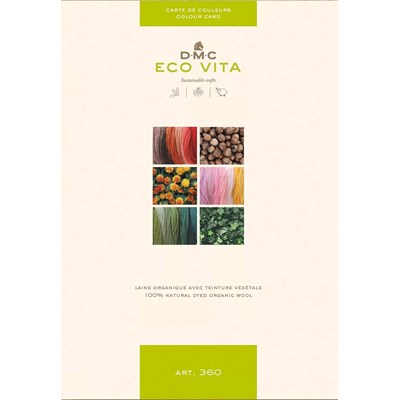 Carte de couleurs - Fil Eco Vita DMC avec brins - DMC