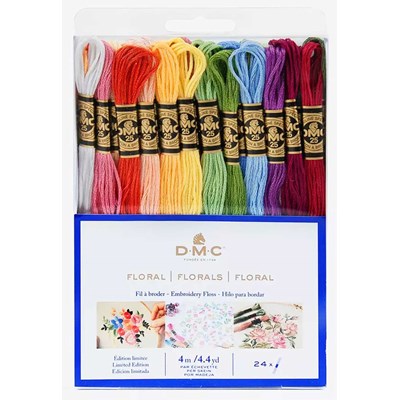 Pack de fils - 24 échevettes floral - DMC