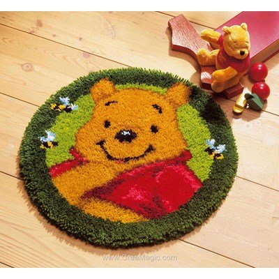 Kit tapis point noue disney - winnie l'ourson - Vervaco