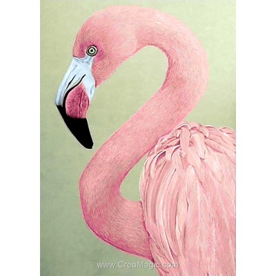 Broderie diamant flamand rose - Wizardi