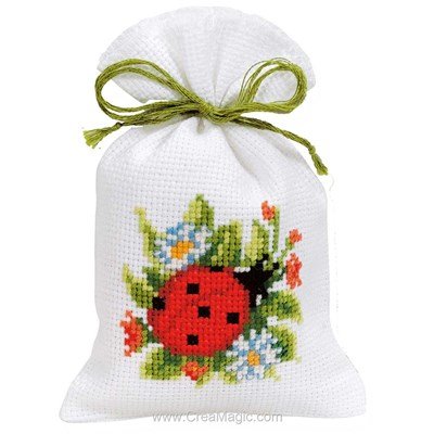 Sachet senteur Vervaco coccinelle à broder