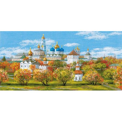 Tableau broderie point de croix RIOLIS sergiev posad moscou