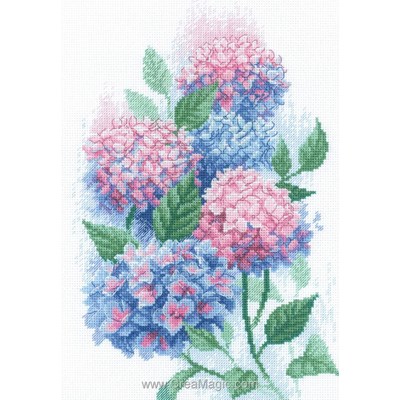 Broderie Fleurs et Plantes - Gracefull Hydrangeas - RIOLIS