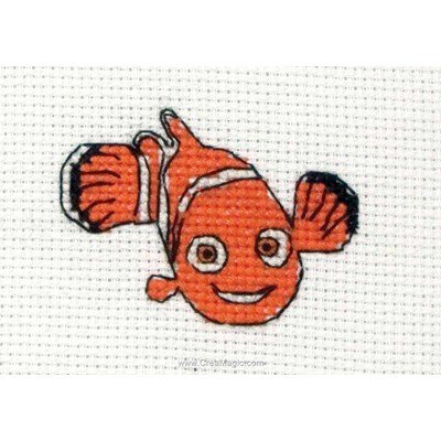 Kit broderie point de croix walt disney et petit nemo d'Anchor