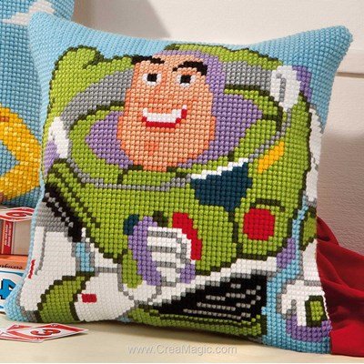 Coussin toy story de Vervaco au point de croix