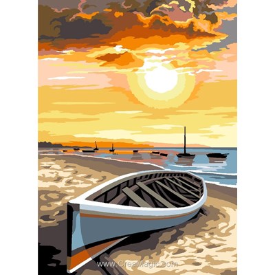Barque de la plage canevas - SEG