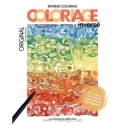 Livre - Coloriage inverse - original - Librairie Créative