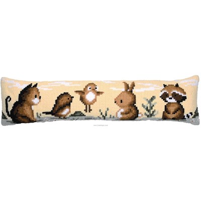 Coussins Bas De Porte au point de croix - Coussins Bas De Porte au point de croix Les petits animaux - Vervaco