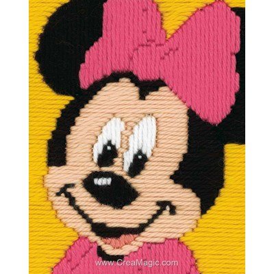 Disney minnie - walt disney land kit canevas point lance - Vervaco