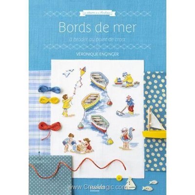 Livre Bords de mer a broder au point de croix - Librairie Créative