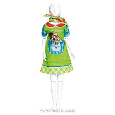 Couture twiggy kitten DRESS YOUR DOLL