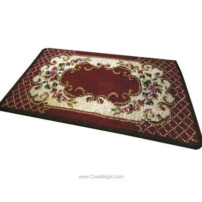 Kit tapis point noué Smyrnalaine tuileries bordeaux