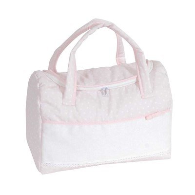 Sac nursery bébé à broder mon premier bonheur - rose de DMC
