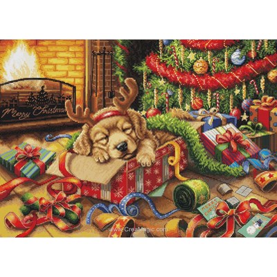 Broderie Noel - Santa's little troublemaker - Luca-S